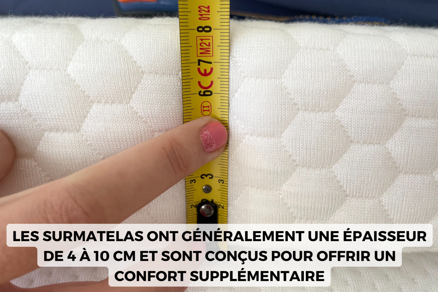 meilleur surmatelas epaisseur